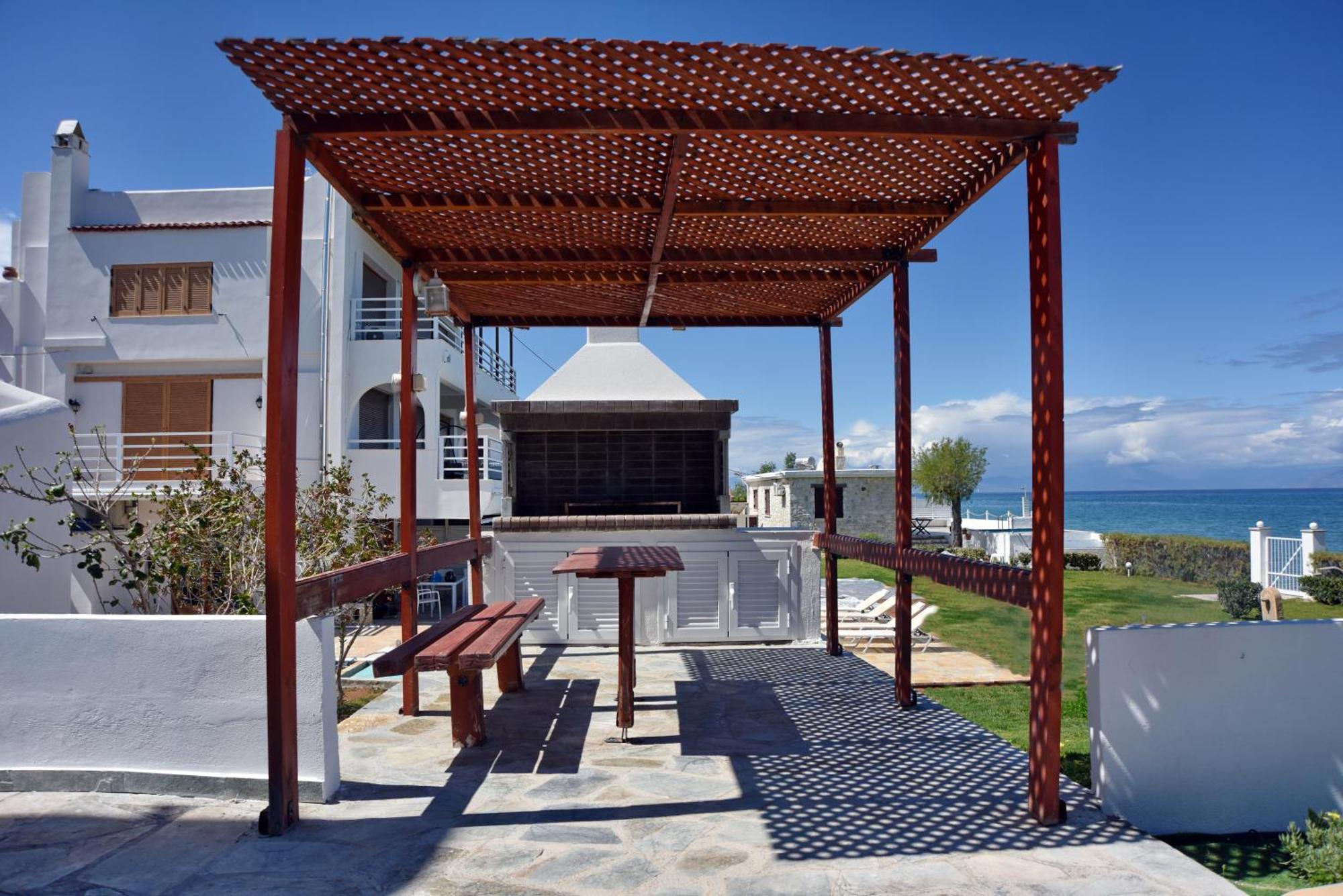 Antorina Beachfront Villas With Private Pools Kamari  Buitenkant foto