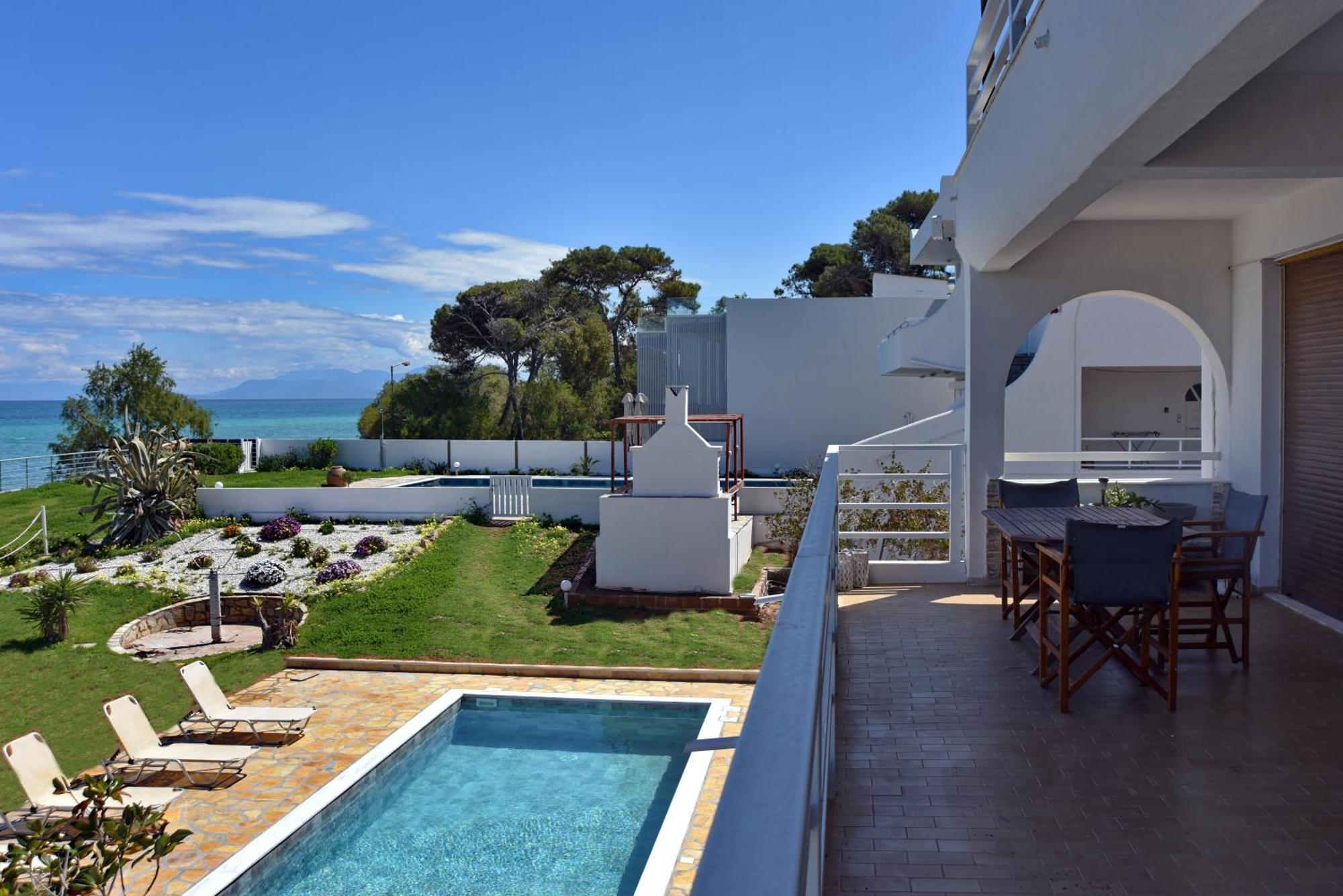Antorina Beachfront Villas With Private Pools Kamari  Buitenkant foto
